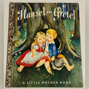 Vintage 1954 Little Golden Book Hansel and Gretel by The Brothers Grimm